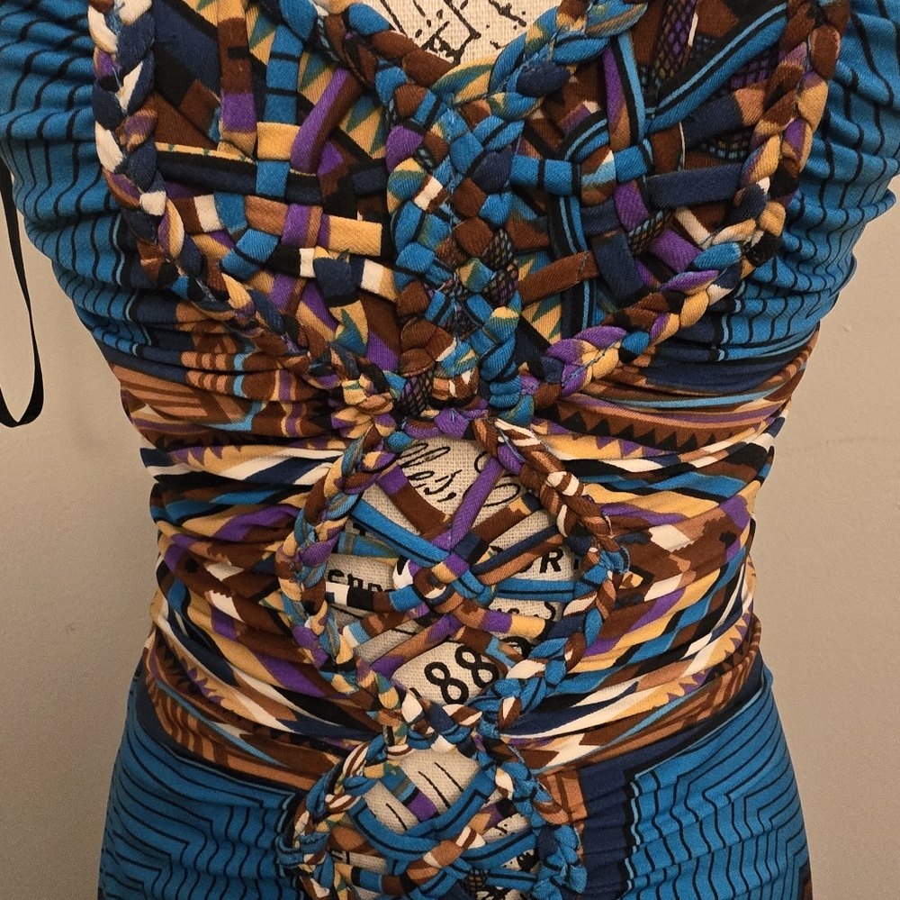 Sky clothing braided tank S - Picture 3 of 6